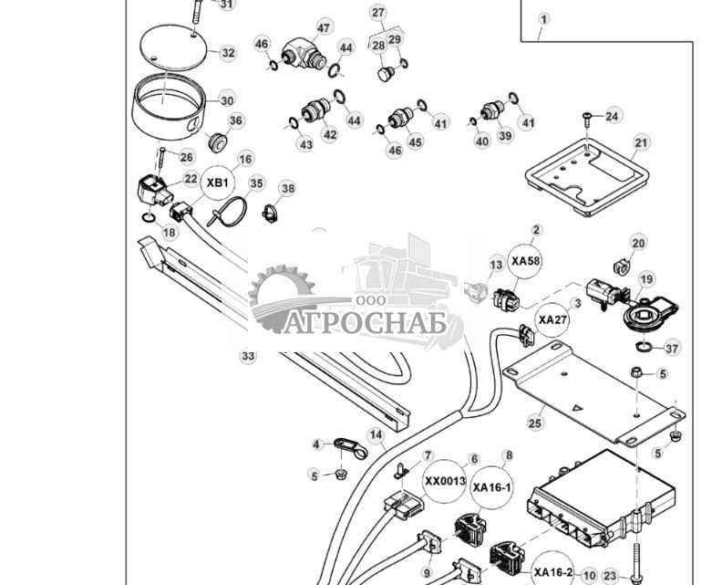AutoTrac™ Wiring Harness, Steering System, Attachment - ST852772 94.jpg